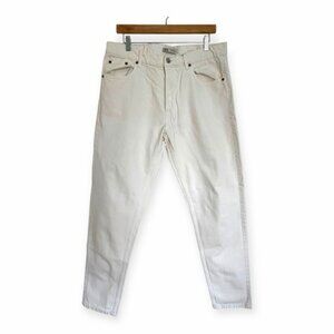 Zara Men's White Slim Jeans